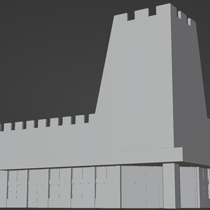 色褪せた店舗　3Dモデル 缩略图 8