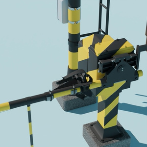 遮断機 Type1　3Dモデル 缩略图 4
