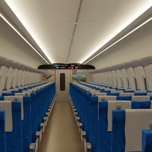 新幹線車内　3Dモデル 缩略图 3