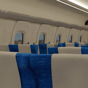 新幹線車内　3Dモデル 缩略图 5