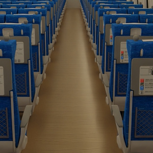 新幹線車内　3Dモデル 缩略图 4