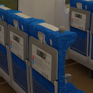 新幹線車内　3Dモデル 缩略图 6