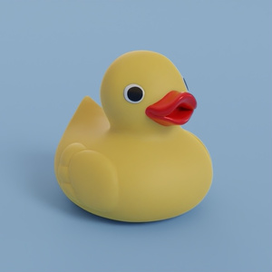 あひるさん　3Dモデル 缩略图 4