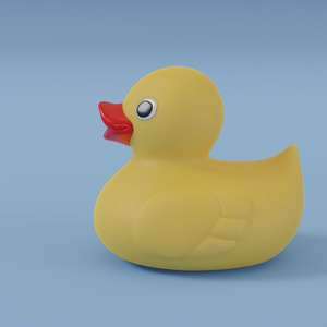 あひるさん　3Dモデル 缩略图 3