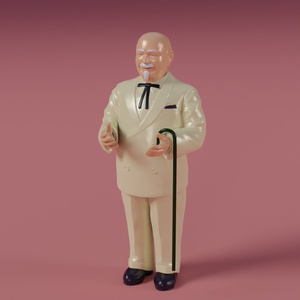おじさんの人形　3Dモデル 缩略图 10