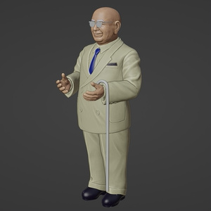 おじさんの人形　3Dモデル 缩略图 6