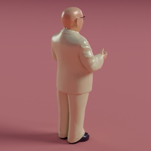 おじさんの人形　3Dモデル 缩略图 3