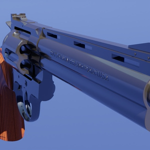 357マグナム　3Dモデル 缩略图 2