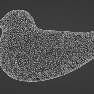 鳥のお菓子1　3Dモデル 缩略图 6