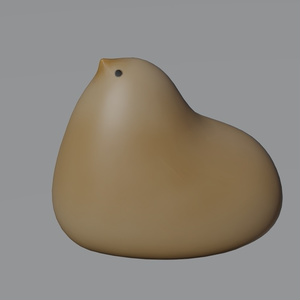 鳥のお菓子2　3Dモデル 缩略图 6