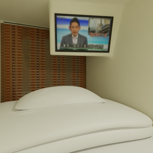 カプセルホテル　3Dモデル 缩略图 7