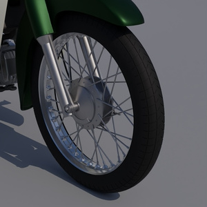 50ccバイク　3Dモデル 缩略图 5