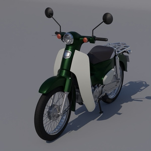 50ccバイク　3Dモデル 缩略图 9