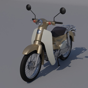 50ccバイク　3Dモデル 缩略图 11