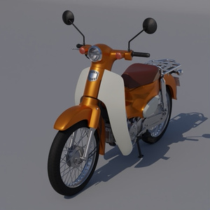 50ccバイク　3Dモデル 缩略图 12