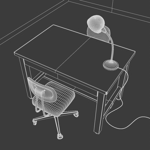 取調室　3Dモデル 缩略图 15