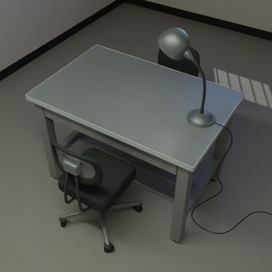 取調室　3Dモデル 缩略图 5