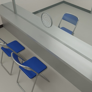 面会室　3Dモデル 缩略图 4