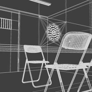 面会室　3Dモデル 缩略图 16