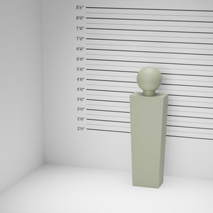 マグショット　3Dモデル 缩略图 4