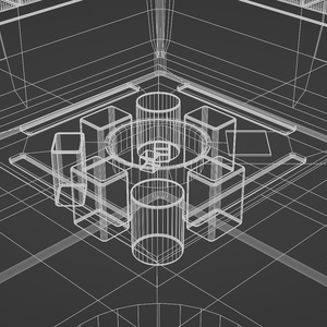 麻雀卓　3Dモデル 缩略图 8