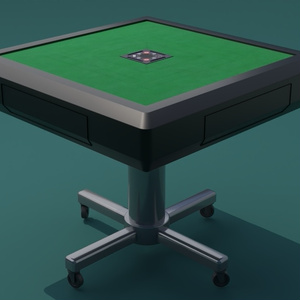 麻雀卓　3Dモデル 缩略图 3