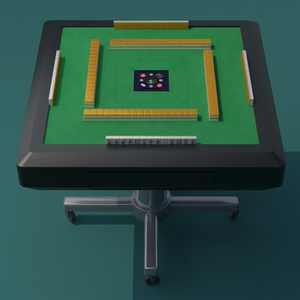 麻雀卓　3Dモデル 缩略图 9
