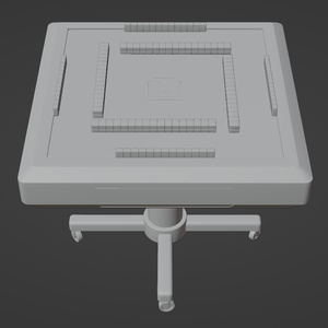 麻雀卓　3Dモデル 缩略图 11