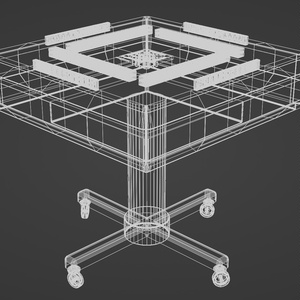 麻雀卓　3Dモデル 缩略图 5