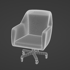 革張りの椅子　3Dモデル 缩略图 14