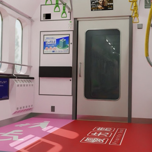 電車内部2　3Dモデル 缩略图 4