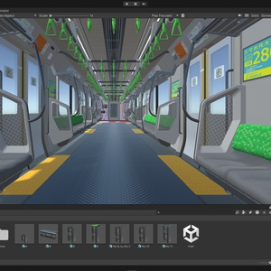 電車内部2　3Dモデル 缩略图 18
