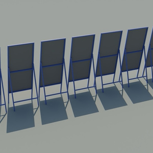 工事看板　3Dモデル 缩略图 4