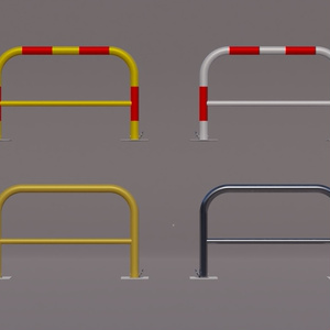 車止めセット　3Dモデル 缩略图 6