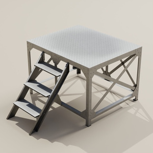 朝礼台　3Dモデル 缩略图 2