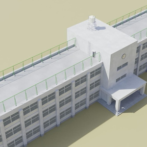 校舎　3Dモデル 缩略图 3