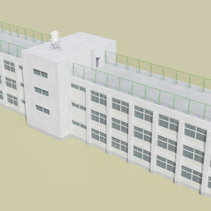 校舎　3Dモデル 缩略图 4