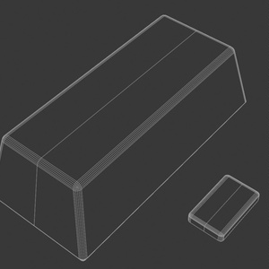 24k金インゴット　3Dモデル 缩略图 9