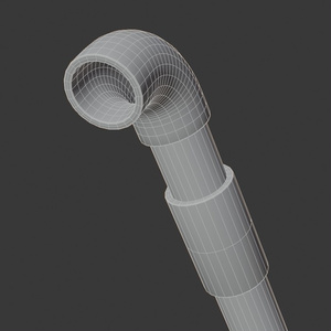 鉄パイプ　3Dモデル 缩略图 5
