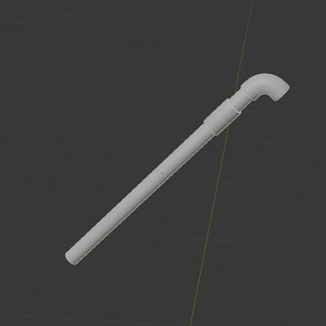 鉄パイプ　3Dモデル 缩略图 3