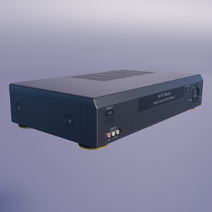 VHSデッキ　3Dモデル 缩略图 2