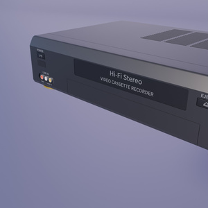 VHSデッキ　3Dモデル 缩略图 4