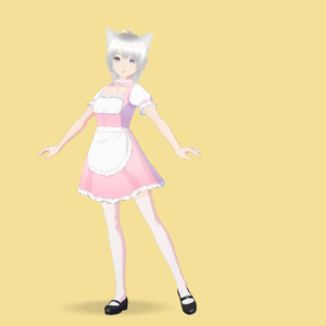 【VRM 3Dアバターモデル女性】neko シリーズ F80_5