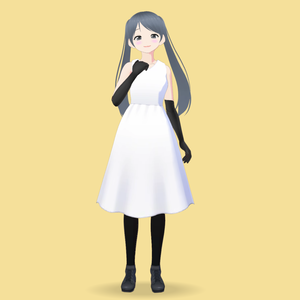 【VRM 3Dアバターモデル女性】F69