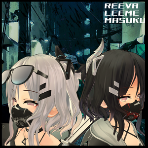 3Dアクセ スポーティーマスク  (LEEME>REEVAカスタム）