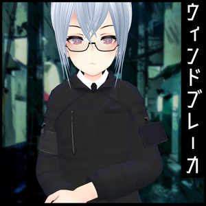 3Dモデル ウィンドブレーカ衣装 LEEME＆LEEVAカスタム