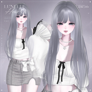 🎀 【𝑳𝒖𝒏𝒆𝒍𝒍𝒆 𝑯𝒂𝒊𝒓 01】 Long Straight Hair 缩略图 8