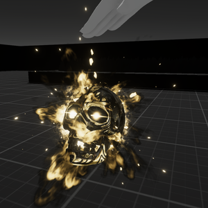 【Unity/VRChat】Skull Springjoint Ball by Raivo