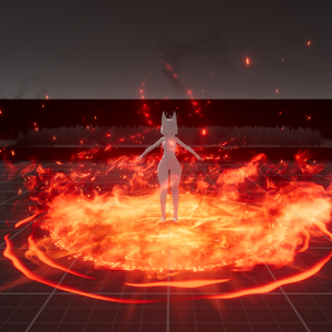 【Unity/VRChat】Fire Ring by Raivo