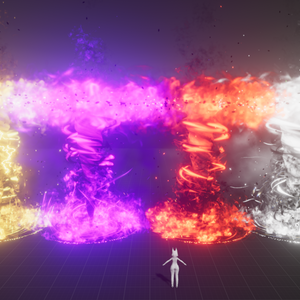 【Unity/VRChat】Elemental Tornados by Raivo